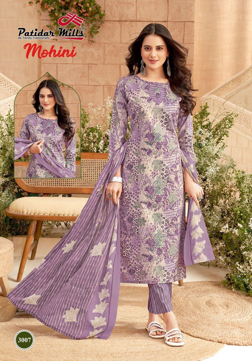 Mohini Vol 3 By Patidar Cotton Printed Kurta With Bottom Dupatta
